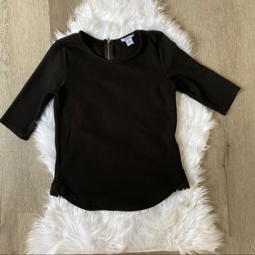 Bar III black blouse